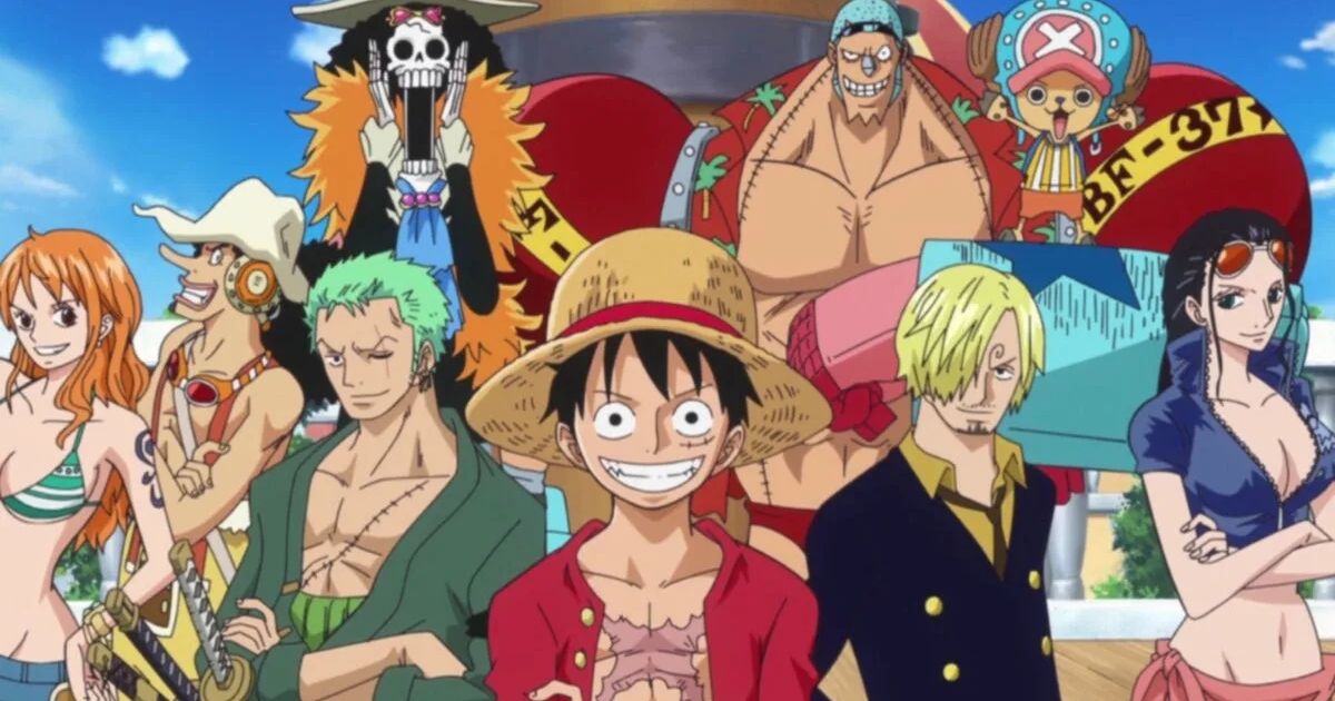 Luffy and the Straw Hat Pirates of One Piece