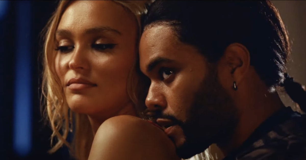Abel Tesfaye and Lily-Rose Depp in The Idol