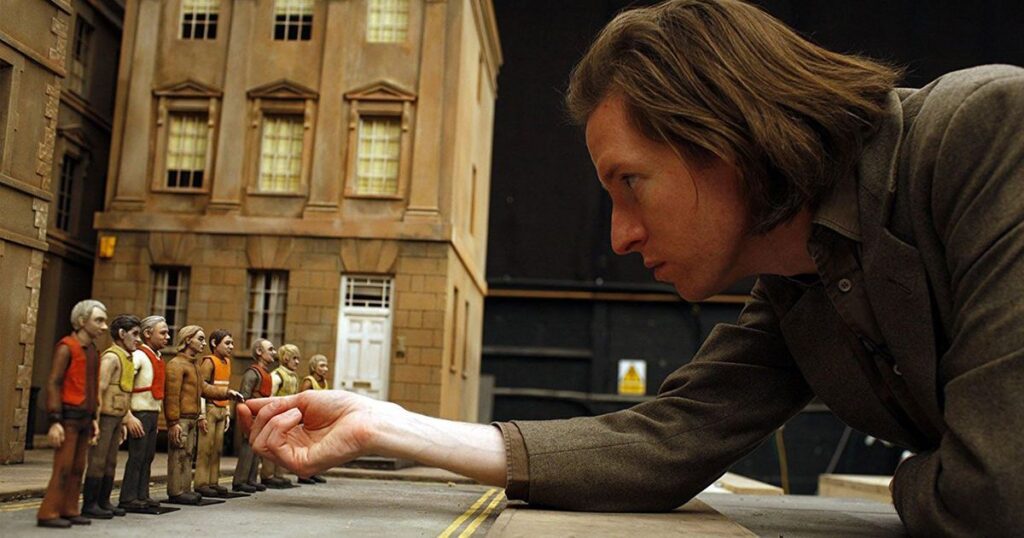 Wes Anderson directing Fantastic Mr. Fox