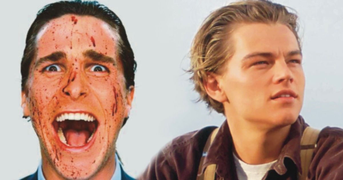 Leonardo DiCaprio and Christian Bale American Psycho Titanic