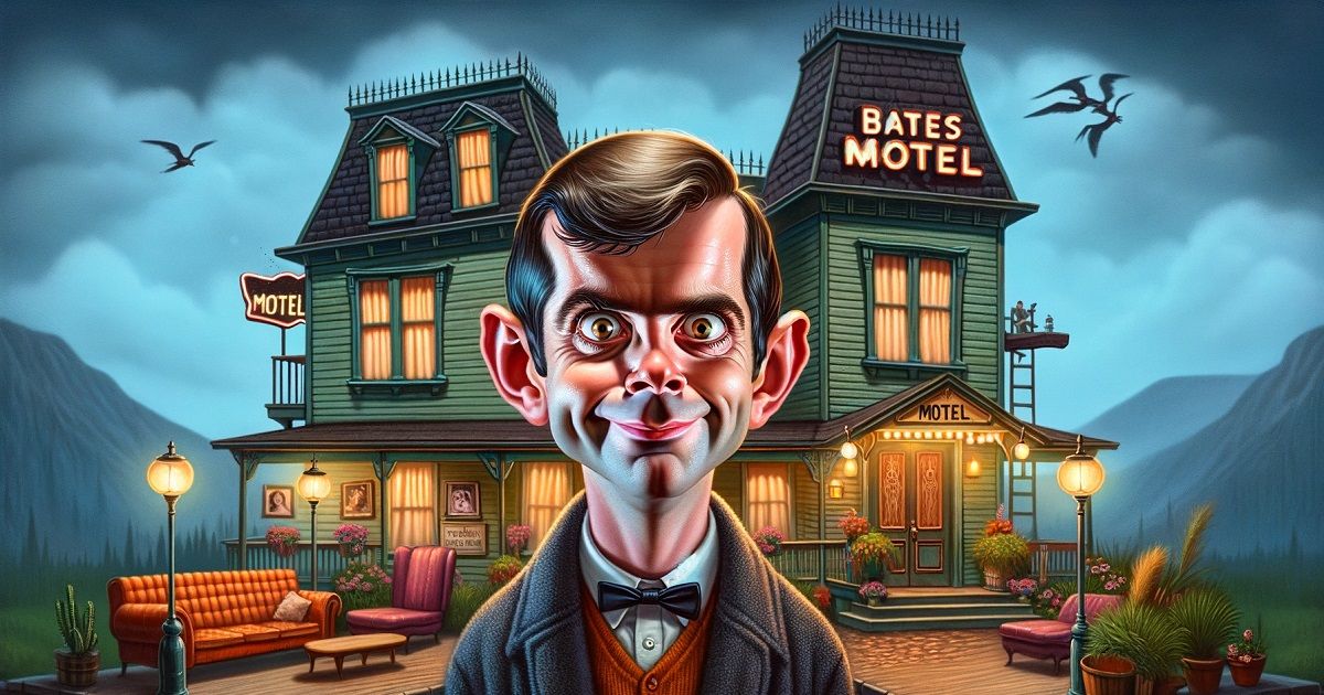 Psycho Caricature Featuring Likeness Of Anthony Perkins.jpg